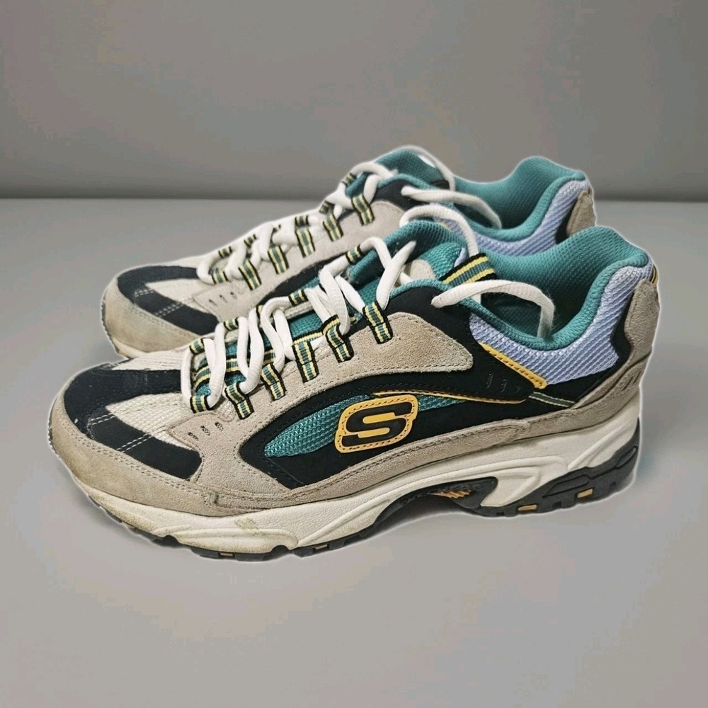 SKECHERS WOMEN'S STAMINA CROSS ROAD TAUPE SHOES SIZE 9